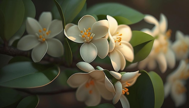 Jasmine Flower Generative KI