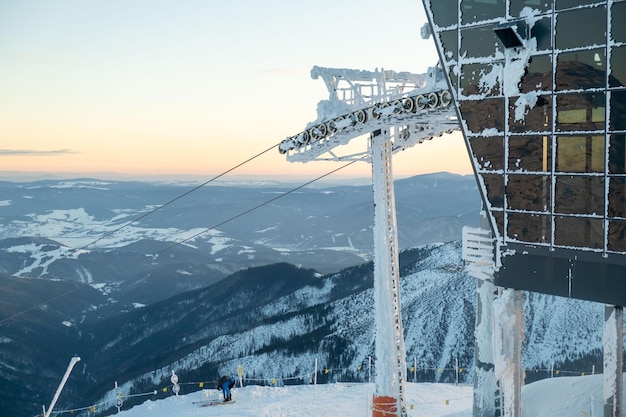 Jasna Eslováquia 3 de fevereiro de 2022 estação superior da estância de esqui