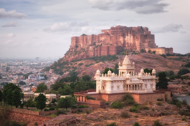 Jaswanth Thada Mausoleum, Jodhpur, Rajasthan, Indien