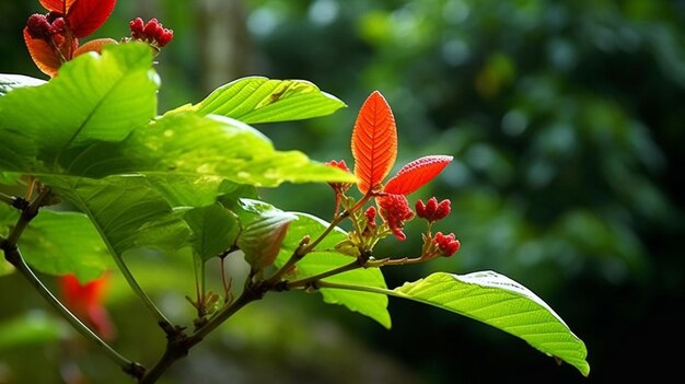Jatropha podagrica é uma espécie de planta conhecida por vários nomes comuns em inglês, incluindo Generative AI