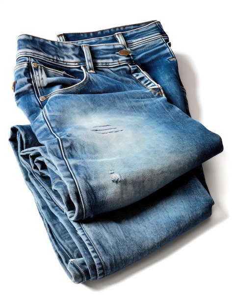 Jeans isolado em fundo branco