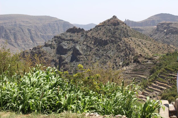 Foto jebel akhdar en el sultanato de omán