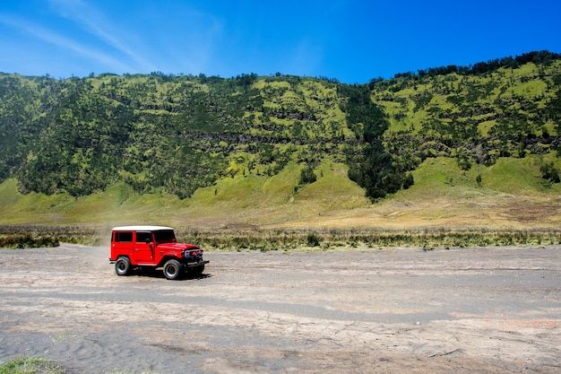 Jeep bei Bromo