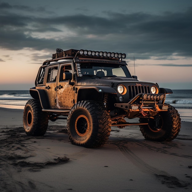 Jeep-Geländewagen mit hoher Leistung und hoher PS-Zahl