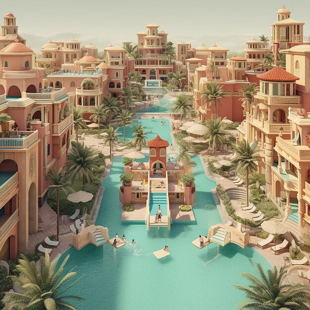 Foto jeff_mjourney_wes_anderson_style_dubai