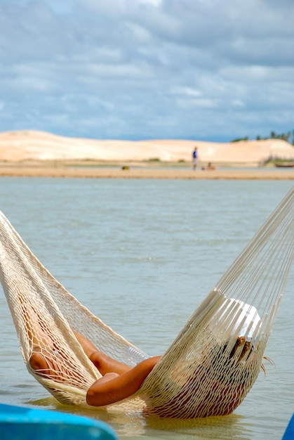 Jericoacoara es una playa virgen escondida detrás de las dunas de la costa oeste de Jijoca de Jericoacoara, CearÃƒÂƒÃ‚Â¡, Brasil