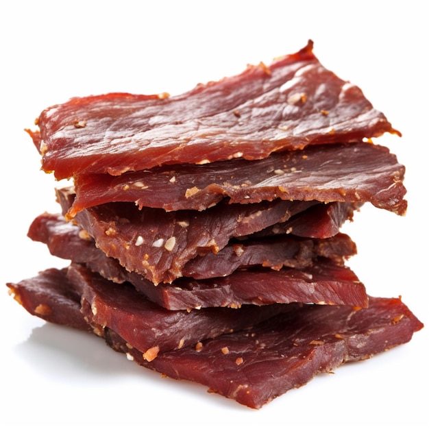 Jerky con fondo blanco de alta calidad ultra hd