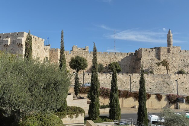 Jerusalém em novembro as paredes da cidade velha