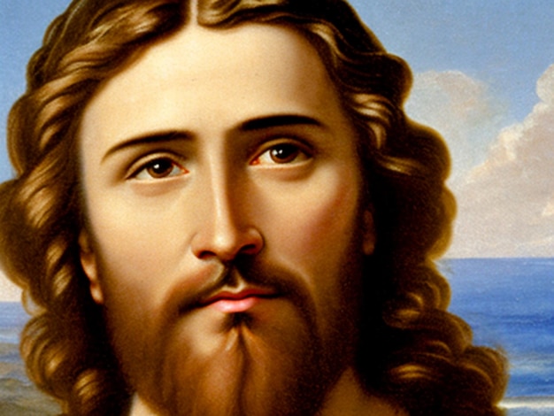 Foto jesus christus jesus von nazareth ein jüdischer prediger des ersten jahrhunderts religiöser führer die zentrale figur der