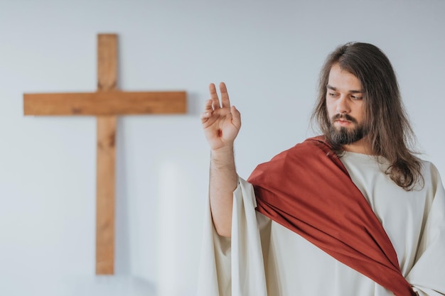 Jesus Christus und das Kreuz