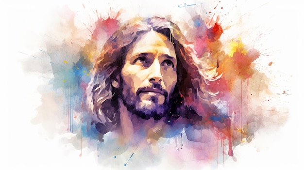 Jesus Cristo Geração Ilustrativa Ai