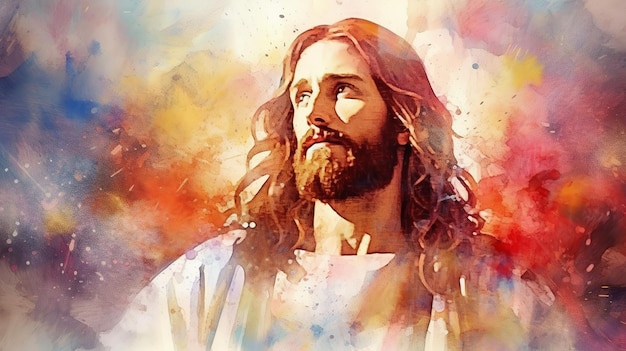 Jesus Cristo Geração Ilustrativa Ai