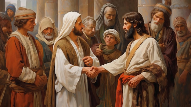 Jesús con el joven rico