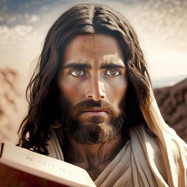 Jesus na paisagem bíblica