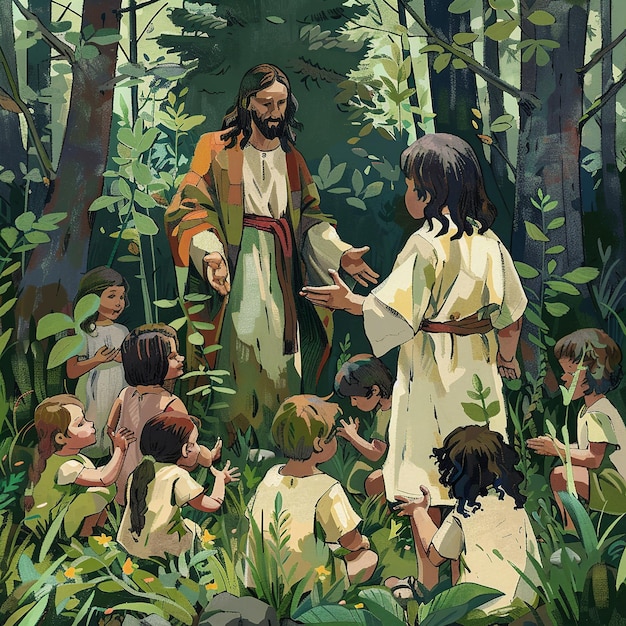 Jesús con los niños