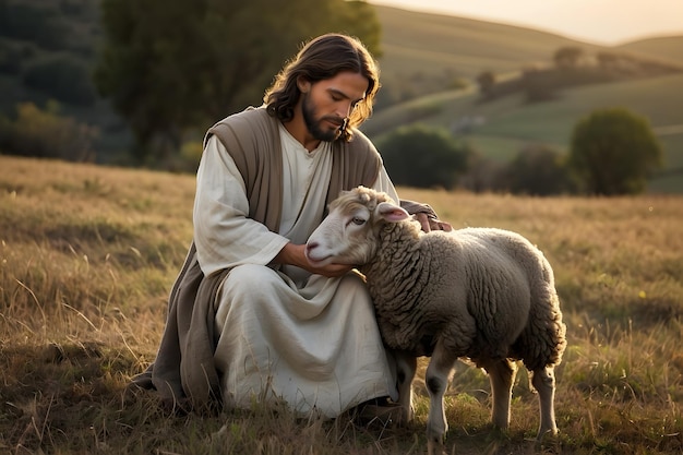 Foto jesús recuperó a las ovejas perdidas