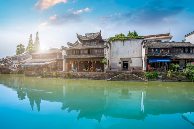 Jiangnan Water Township in der antiken Stadt Zhejiang