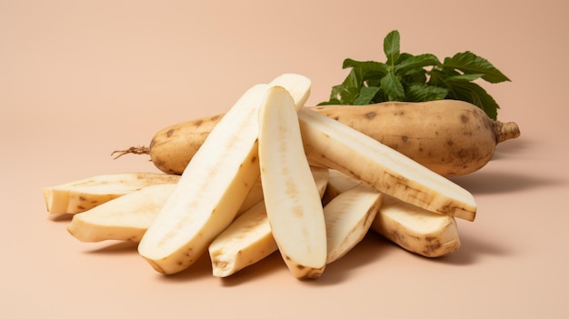 Jicama delicioso e crocante