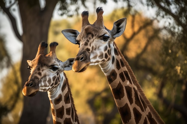 Jirafas en zoológicos