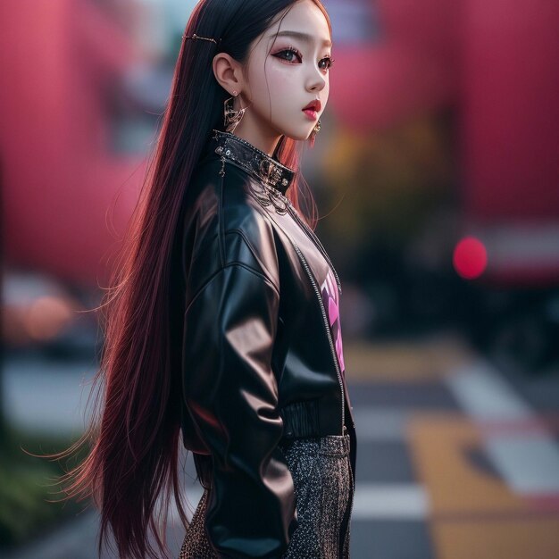 Jisoo estético e sincero vestindo rosa preto