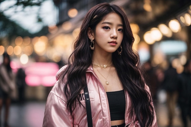 Jisoo estético e sincero vestindo rosa preto