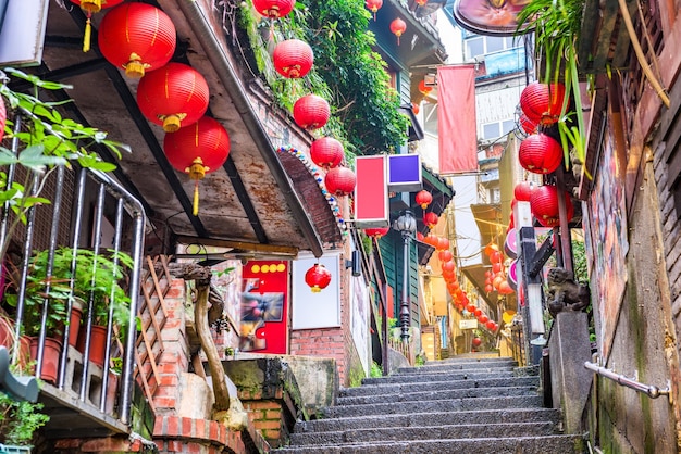 Jiufen-Taiwan-Schritte