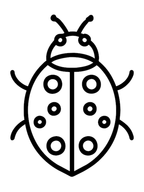 Ladybug para colorir - Desenhos Imprimir