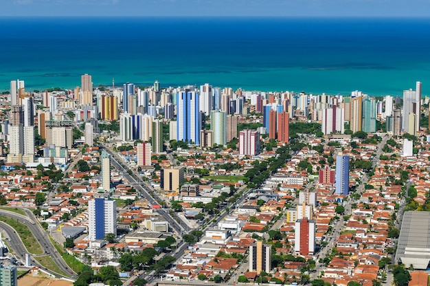 Foto joão pessoa paraíba brasil vista aérea