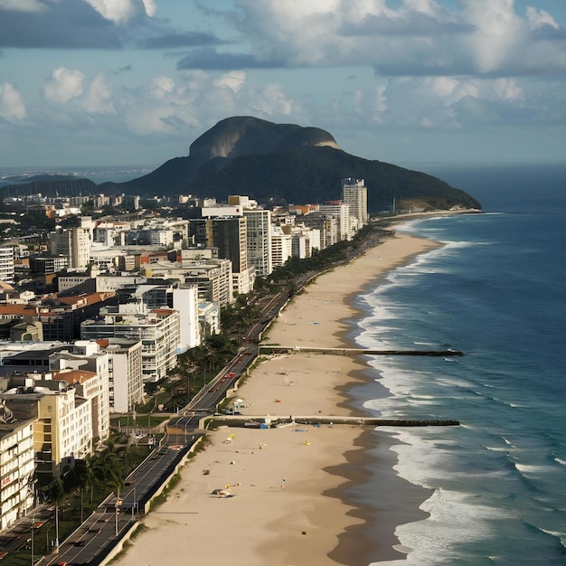 Foto joão pessoa paraíba, no brasil, em 21 de março de 2009, vista aérea da cidade mostrando as praias