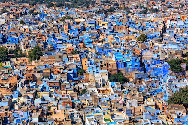 Jodhpur, a cidade azul, rajastão, índia