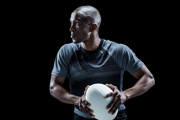 Retrato De Vários Jovens Jogadores De Rugby Segurando Uma Bola De Rúgbi  Enquanto Se Posicionavam Com Os Braços Cruzados Fora Do Ca Foto de Stock -  Imagem de jogador, rubi: 251796016