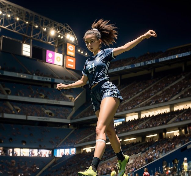 jogadora de futebol mulher jogadora de football mulher bonita