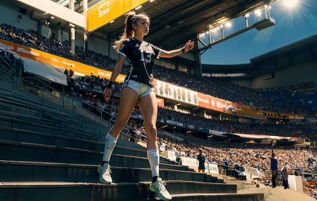 jogadora de futebol mulher jogadora de football mulher bonita