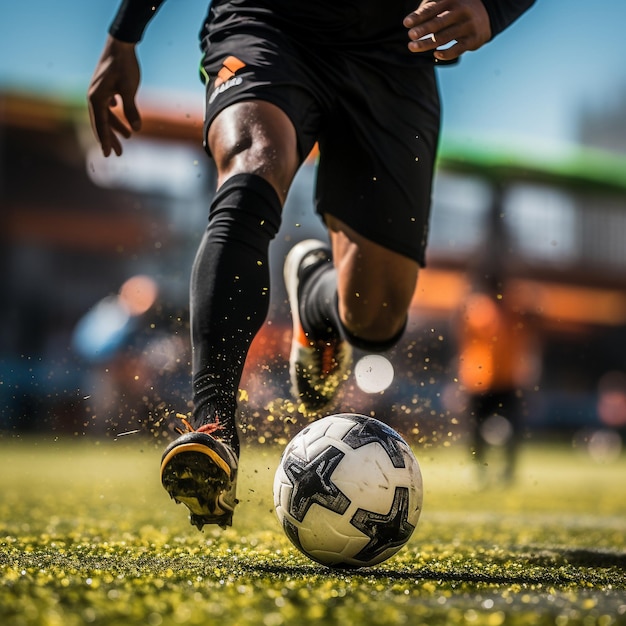 Jogando futebol Coleção impressionante de fotografias de futebol