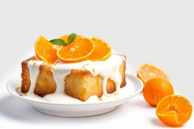Joghurtkuchen Mandarinen Generieren Sie Ai