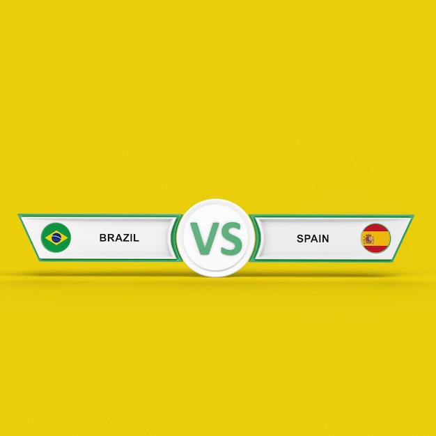 Foto jogo brasil x espanha