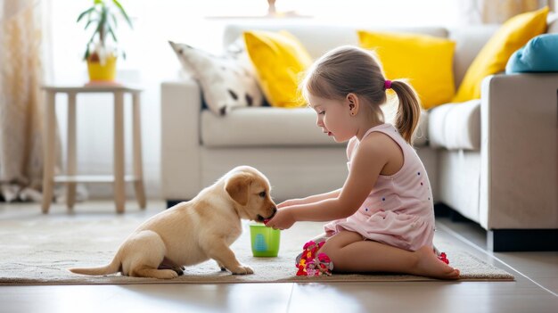 Jogo de cachorrinho Momentos agradáveis Companheiro em casa