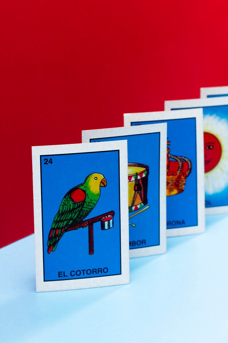 Foto jogo de cartas tradicional mexicano