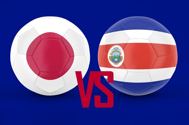 Jogo de futebol Japão x Costa Rica