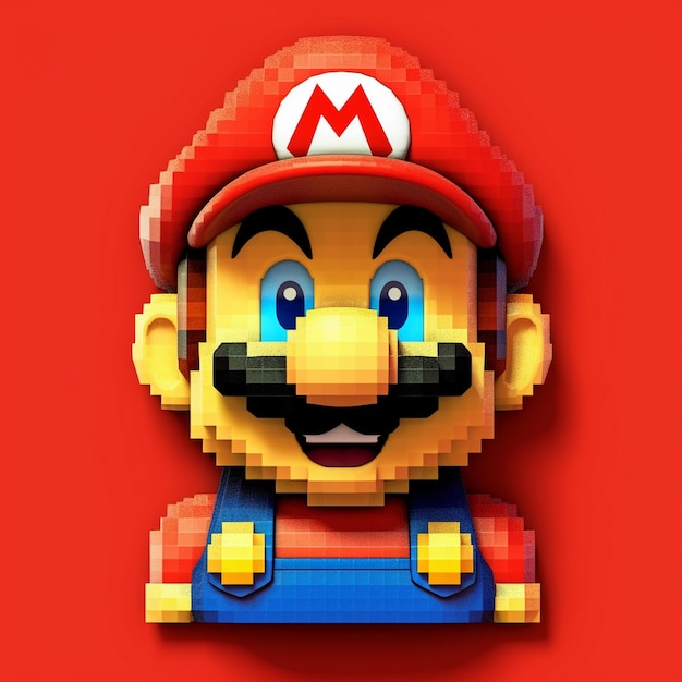 Foto jogo de super mario