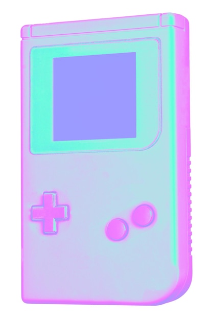 Jogo de vídeo png 3D gradiente fundo transparente