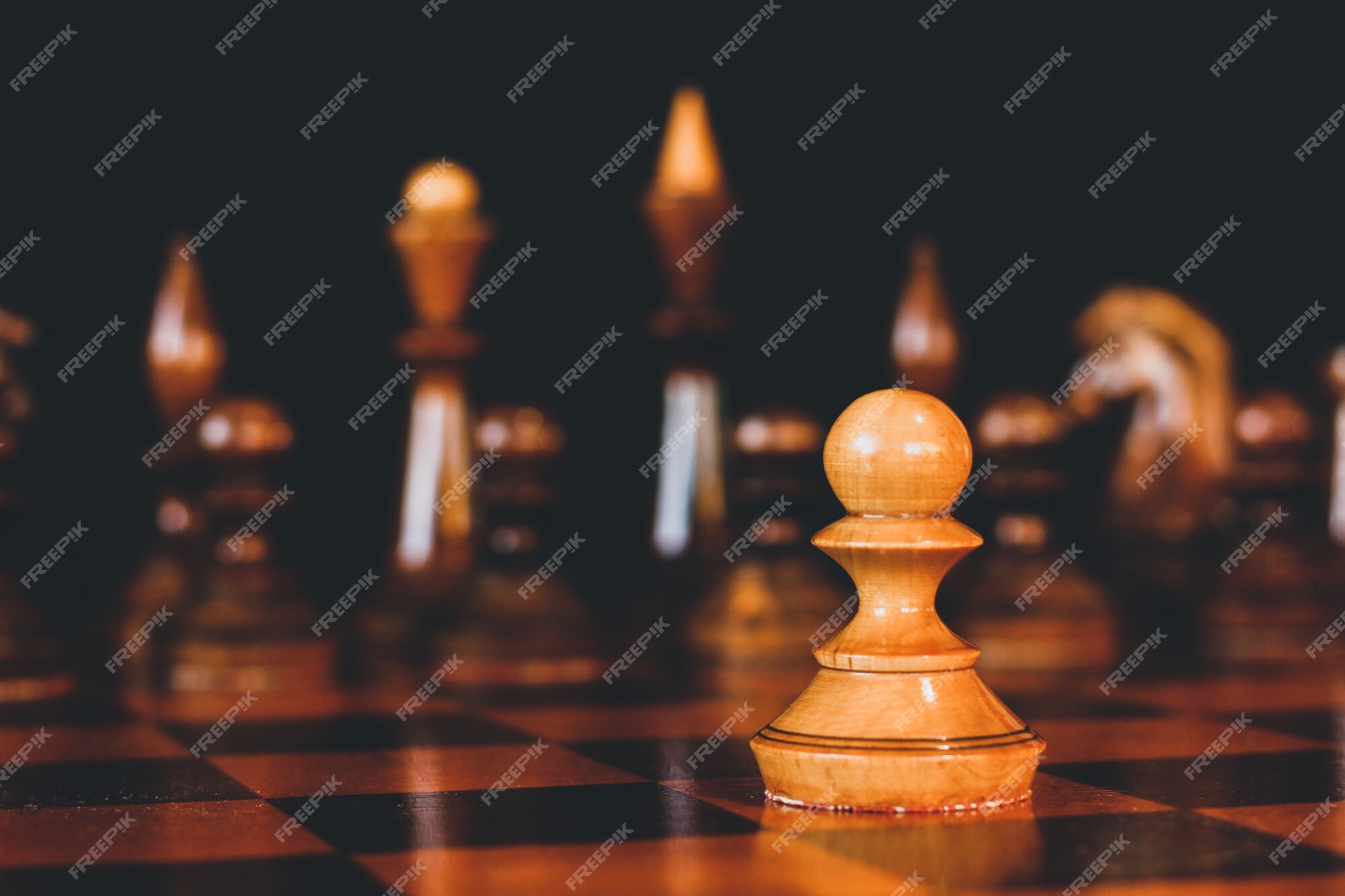 Peão De Xadrez Japonês Shogi Feito De Madeira Foto de Stock