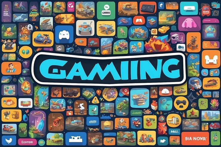 Foto jogos em abundância