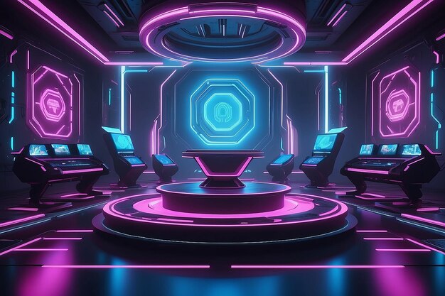 jogos futurísticos esportes fundo papel de parede abstrato estilo cyberpunk jogo scifi