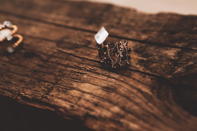 Joias de diamantes de luxo e joias de moda