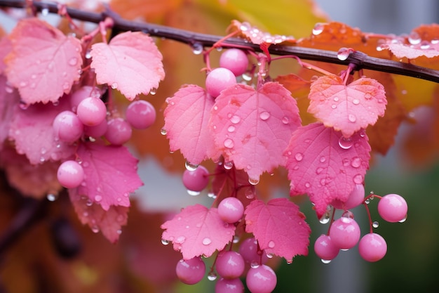 Joias de outono em uma paleta delicada rosa