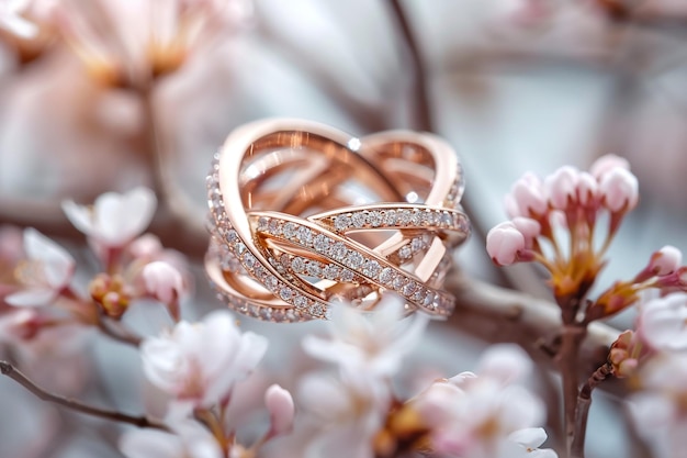 jóias finas anel de noivado de diamante rosa