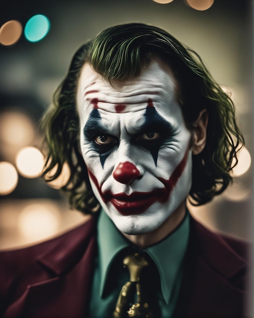 Joker-Porträt eines Clowns