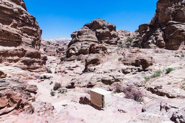 Jordanische Wüste bei Petra