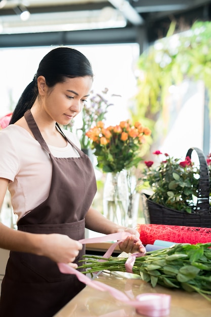 Jornada laboral en floristería